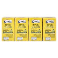 ราคา ซีวิทวิตามินเลมอน 125มล. แพค 4 C Vitt Vitamin Lemon 125ml. Pack 4 [หมายเลขบาร์โค้ด 8850274025290] (49012738800)