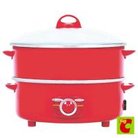 ราคา HANABISHI กระทะไฟฟ้า รุ่น HEP-10S ฝาแก้ว มีซึ้ง ขนาด 10 นิ้ว (57309136404)