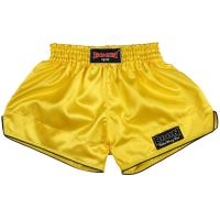 ราคา RSY Retro Muay Thai Shorts YELLOW กางเกงเรทโทรมวยไทยสีเหลืองเส้นดำ (23679849247)