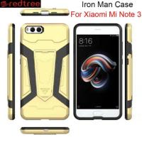 ราคา Xiaomi Mi Note3 TPU+PC Slim Full Cover Armor Iron Man (897211833)