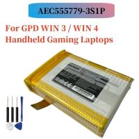ราคา ใหม่ เออีซี ต้นฉบับ555779-3S1P แบตเตอรี่สําหรับ GPD WIN3 WIN 3 / WIN 4 แล็ปท็อปสําหรับเล่นเกมมือถือ + เครื่องมือฟรี (54762490487)