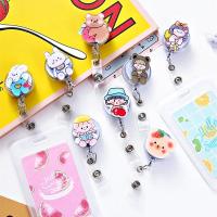 ราคา ที่ใส่บัตร พลาสติกใส พร้อม หัวโยโย่ ตัวการ์ตูน แบบหนีบ ป้ายแท็ก สายคล้องบัตรพนักงาน โรงเรียน (41431433798)