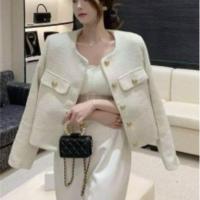 ราคา ❤ ส่งไวจากไทย ❤ Off White Blazer เสื้อคลุม สไตล์คุณหนู งานสวยหรูหรา ดีเทลแต่งกระเป๋า ผ้าทวิต แขนยาว เบลเซอร์ ผู้หญิง (26340446339)