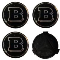 ราคา new item ฝาครอบดุมล้อ BRABUS บาบัสสีดำ 75mm. ล้อเบนซ์ BENZs ฝาครอบดุมล้อ** (49752661441)