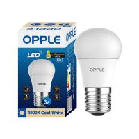 ราคา OPPLE หลอดไฟ LED E27 3W Cool White รุ่น E1P45-E27-3W-CWCTV7 (28903282657)