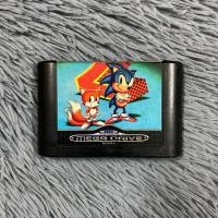 ราคา ตลับแท้เครื่อง SEGA Mega Drive เกมส์ Sonic the Hedgehog2 โซนยุโรป Pal ตลับเปิดติดง่ายเล่นได้ปกติ (44000633778)