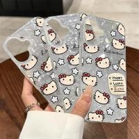 ราคา จัดส่งทันที เคสไอโฟน14 ลายแมวเคธีดาวน่ารัก เคสแบบเปลือกหอย For iPhone12 13 14 15 16ProMAX X XS XR XS 7 8Plus SE2 ป้องกัน (43860757590)