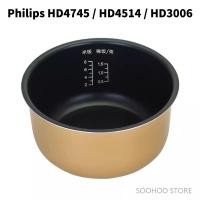 ราคา 4L หม้อหุงข้าวไม่ติดหม้อด้านในสําหรับ Philips HD4745 / HD4514 / HD3006 อุปกรณ์เสริมชิ้นส่วนหม้อหุงข้าว (55909172889)