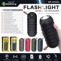 ราคา New Rixing NR-3025L Bluetooth 5.0 ลำโพงบลูทูธ เสียงดี กระหึ่ม มีไฟฉายในตัว (ของแท้100%） (3938959486)
