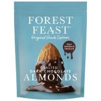 ราคา ฟอเรสต์ฟีสต์ซอล์ทเต็ดดาร์กช็อกโกแลตอัลมอนด์ 120ก Forest Feast Salted Dark Chocolate 120g. [บาร์โค้ด 5022374051872] (47662756125)