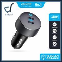 ราคา Anker PowerDrive III Duo USB-C Car Charger ชาร์จเร็ว 40w 2 พอร์ตแต่ละ 20W ไฟ IQ 3.0 Type C - A27240 (48601621393)