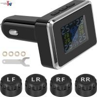 ราคา ระบบตรวจสอบความดันลมยางรถยนต์ แบบไร้สาย พร้อมจอแสดงผล Real-Time TPMS 4 เซนเซอร์ (22415059047)