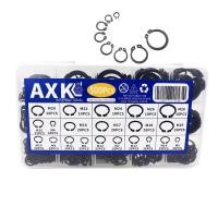 ราคา 500px/box Assortment Kit Set M4 to M28 Stainless Steel Black Shaft Bearing Retaining Clip Snap Ring C Type External Cir (47552042131)