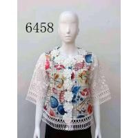 ราคา Forget Me Not เสื้อลูกไม้แต่งลินินคอกลม กระดุมหน้า แขนยาว 5 ส่วน ทอลายแน่นมากค่ะ (6142264138)