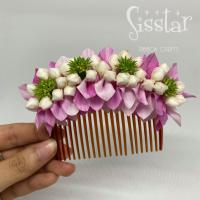 ราคา ดอกไม้ติดผมเจ้าสาว นางงาม นางรำ หวีสับมาลัย (7712854144)