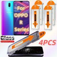 ราคา 4PCS กระจกนิรภัยสําหรับ OPPO R17 R15 Pro ปราศจากฝุ่น 9H ความแข็งติดตั้งง่ายป้องกันหน้าจอ (47158265979)