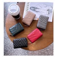 ราคา 20CCBMAR16คืน 20%กระเป๋าสตางค์หนังแกะ ซิปรอบ ใบเล็ก 4ช่องบัตร D TALES LEATHER (19543905631)