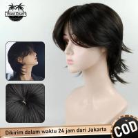 ราคา ผู้ชายวิกผมกระบอกยาววิกผมหางม้าผู้ชายผมเย็นผู้ชายผม (50059733475)