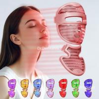 ราคา ไฟสีแดง 7 สี photon Led Face Mask พร้อมคอ Skin Care ไร้สายสําหรับ Facial Beauty Mask (40881926395)