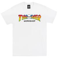 ราคา เสื้อยืด Thrasher X AWS Spectrum ( สีขาว ) (22168976433)