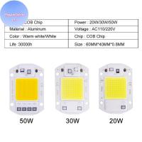 ราคา EARLYPTOND ชิป LED 20W 30W 50W AC 220V สมาร์ท COB โคมไฟลูกปัด LED โคมไฟไม่มีไดร์เวอร์ DIY Lampada ชิปกลางแจ้ง light ฟลัดไลท์ spotlight TH (43881897589)