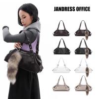 ราคา [สินค้าพร้อมส่ง] กระเป๋าสะพายไหล่/คล้องแขนหนังแท้เนื้อนุ่ม JANDRESS รุ่น Boston ทรงบาแกตต์ ปรับสายได้ | ของแท้ 100% (53203475313)