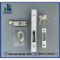 ราคา อุปกรณ์กุญแจบานเลื่อน กุญแจคอม้า ล็อคประตูบานเลื่อน แบรนด์ KING (27945073852)