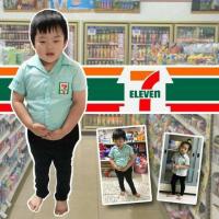 ราคา ชุดเซเว่น ชุดพนักงาน7-11 ชุดอาชีพเด็ก ชุดพนักงานเซเว่นเด็ก (18244989907)