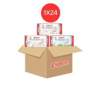 ราคา Pigeon พีเจ้น baby wipes ทิชชู่เปียกพีเจ้น เบบี้ไวฟ์ ผ้าเปียกเด็ก 24 ห่อ (27981358592)