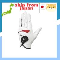 ราคา MIZUNO Golf Glove Config Grip Men's Left Hand Synthetic Leather/Artificial Leather + Silicone Print Processing/Synthetic Leather White/Red 22cm 5MJML253 (26033962314)