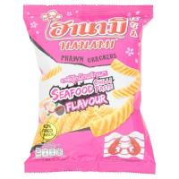 ราคา ฮานามิ ข้าวเกรียบกุ้ง รสซีฟู้ดผัดพริกเผา 60กรัม (11633954471)