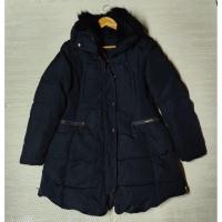 ราคา ZARA Down Parka Coat เสื้อโค้ท ขนเป็ด มีหมวก เฟอร์ถอดได้ Size EUR L หญิง มือ2 (57700861095)