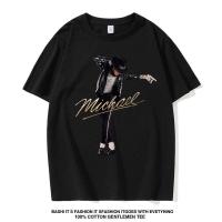 ราคา ที่ระลึก Michael Jackson Michael Jackson เสื้อยืดแขนสั้นผู้ชายผู้หญิงผ้าฝ้ายแท้กีฬาเสื้อยืดครึ่งแขน (42280728107)