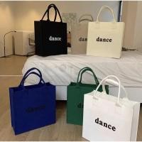 ราคา กระเป๋าช้อปปิ้ง ผ้าสักหลาด พิมพ์ลายอักษร ภาษาอังกฤษ แฟชั่นสำหรับผู้หญิง (22006421008)