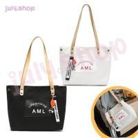 ราคา กระเป๋าผ้า AM I แฟชั่นมาใหม่สุดชิค กระเป๋าสะพายข้าง กระเป๋าใส่เอกสาร กระเป๋าใส่ Notebook Ipad โน๊ตบุ๊ค (10923795750)