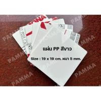 ราคา แผ่นพลาสติกพีพี PP สีขาวพลาสติกพีพี หนา 5มิล แผ่น PP แผ่นพลาสติกพีพี (20268477194)