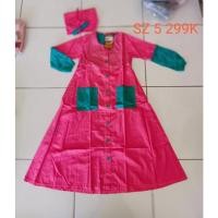 ราคา HIJAU DANIS เสื้อคลุมเด็กสีชมพูสีเขียว (42855728207)