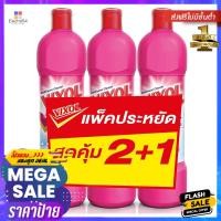 ราคา น้ำยาทำความสะอาดห้องน้ำ VIXOL 900ml แพ็ค3 ชมพูLIQUID CLEANING BATHROOM VIXOL 900ml 3 PCS PINK (18848107150)