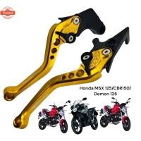 ราคา มือเรค-ครัชเเต่ง Honda msx125-cbr150-Demon125 สีทองF (43362816033)