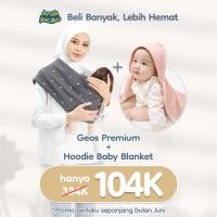 ราคา (ซื้อ 2 สําหรับมากกว่า SAVINGS) My Little One Geos Premium Instant Carrier Bundling Package และหมวกเด็กผ้าห่ม Hoodie ผ้าห่มเด็ก (53757837627)