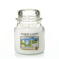 ราคา Yankee Candle Clean Cotton เทียนหอม (11791530685)