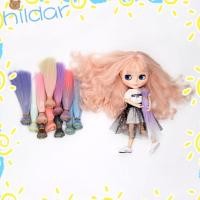 ราคา HLAR ตุ๊กตาผม, DIY Gradient สี Bjd วิกผม,อินเทรนด์ 15*100 ซม.ตุ๊กตาสีสันสดใสอุปกรณ์เสริมสําหรับ 1/4 1/6 1/8 Bjd (51111891989)