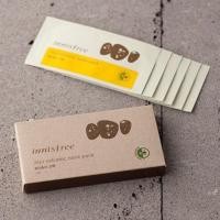 ราคา แท้ พร้อมส่งInnisfree Jeju volcanic nose pack แผ่นลอกสิวเสี้ยน 1กล่อง6แผ่น (1545903491)