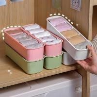 ราคา •Daily Decor• กล่องเก็บชุดชั้นใน กล่องเก็บถุงเท้ามีช่องแบ่ง 5 ช่อง กล่องจัดระเบียบลิ้นชัก (25672015761)