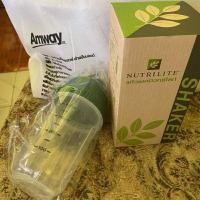 ราคา 2 ขวด เปล่า Nutrilite bottle เชค shaker โปรตีน นิวทริไลท์ ชงเย็น แอมเวย์ amway ขนาด 350 มล (5038688847)