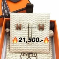 ราคา New hermes pop H earrings ต่างหู สี gold สวยหรูมาก (45210014342)