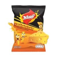 ราคา [สินค้าส่งด่วน] ทวิสตี้ข้าวกรอบเอ็กตรีมซีส 68 กรัม TWISTIES EXTREME CHEESE 68 G. (41831266715)