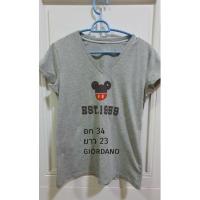 ราคา เสื้อยืด giordano มือสอง (3991617034)