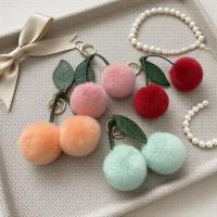 ราคา พวงกุญแจเชอร์รี่ขนฟู จี้ขนเฟอร์เทียมกระต่าย นุ่มนิ่ม สําหรับกระเป๋าผู้หญิง (45561472907)