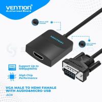 ราคา Vention ACN Converter อะแดปเตอร์ VGA เป็น HDMI พร้อมเสียง Micro USB Power (51310776022)
